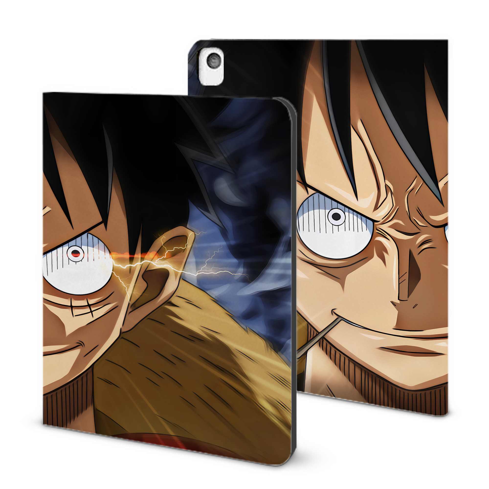（画像用） ワンピース ONE PIECE IPadケース ペンホルダー付き ブックスタイルデザイン
